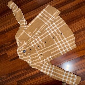 H&M Tan Plaid Jacket